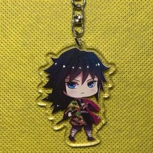 Demon Slayer Kimetsu no Yaiba anime Giyu Tomioka keychain